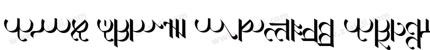 RTL Adam Script Regu字体转换